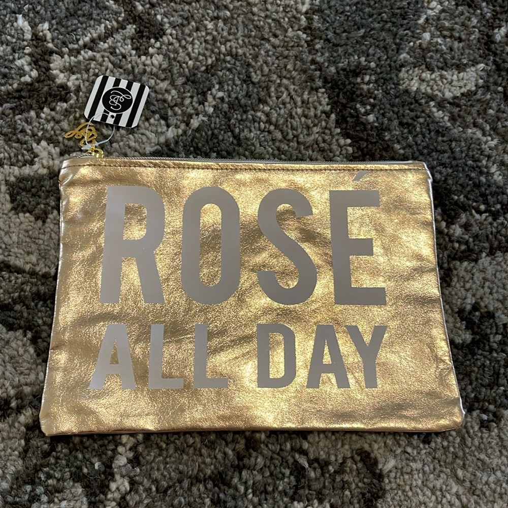 Rose All Day Rosegold Zippy Pouch